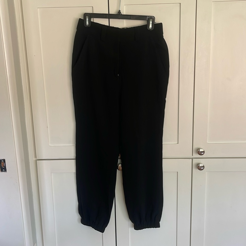 Cinq a sept Vega black trouser with elastic waistband